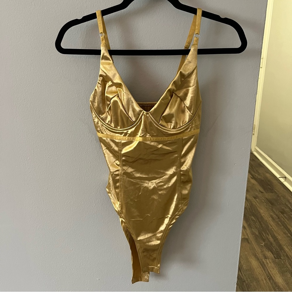 Metallic Gold Bodysuit